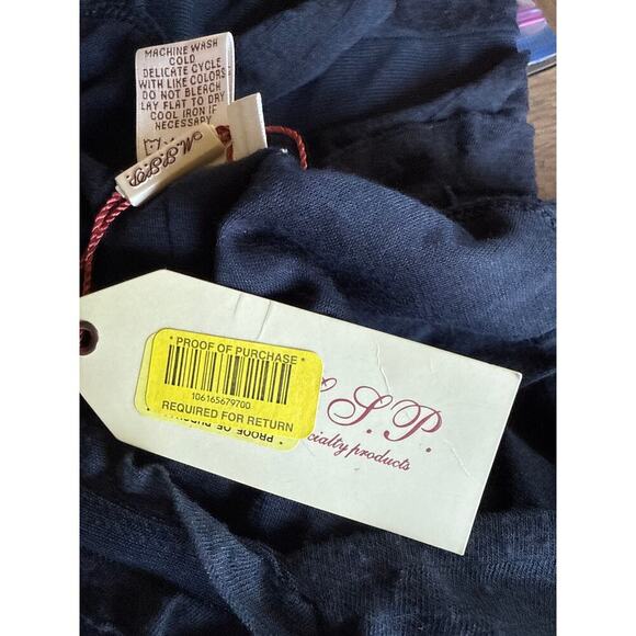 NWT M.S.S.P. Navy Ruffle Bodycon Mini Dress Size S Stretch - Picture 10 of 12